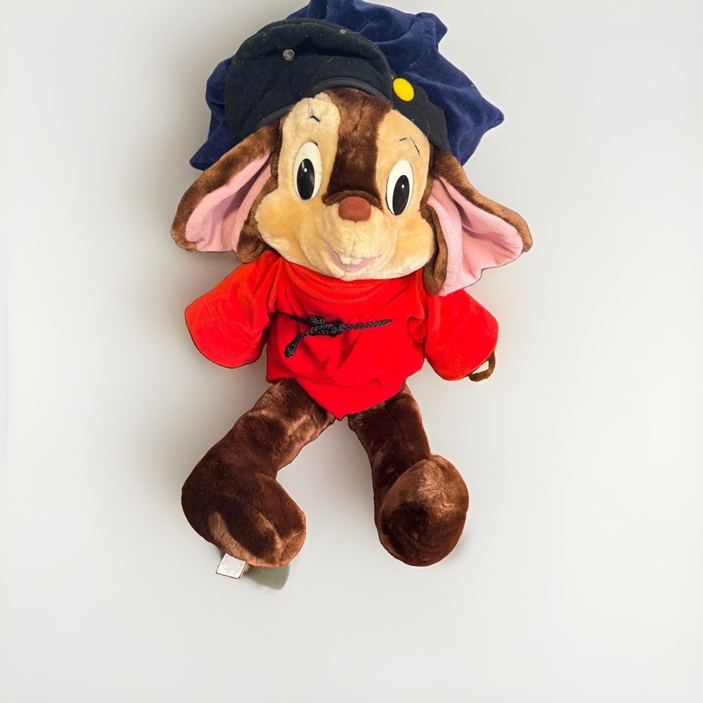 Vintage 1986 Sears An American Tail Fievel Mousekewitz Mouse Plush Toy 21"